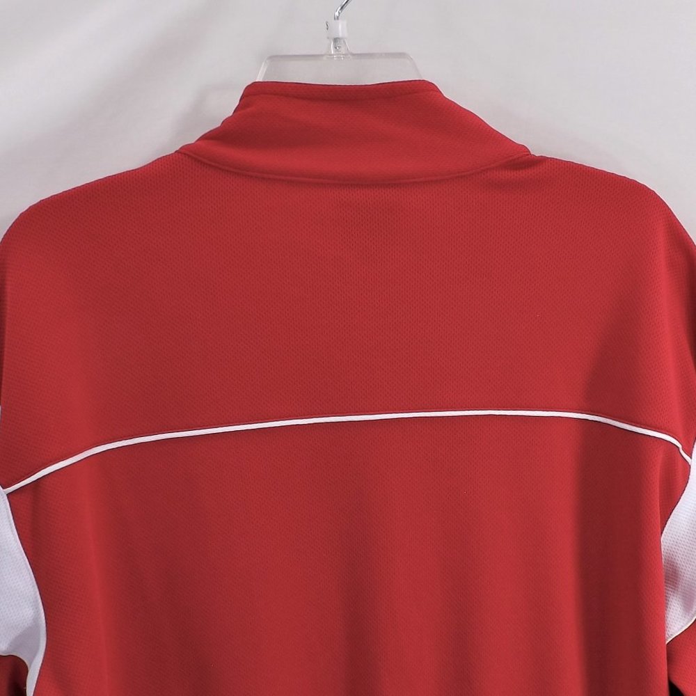 NWOT Umbro Mens Red & White Zip Up Varsity Sport Jacket M - Picture 10 of 14